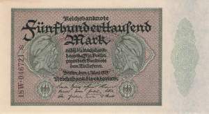 500000 Mark 1923 ro.87f W